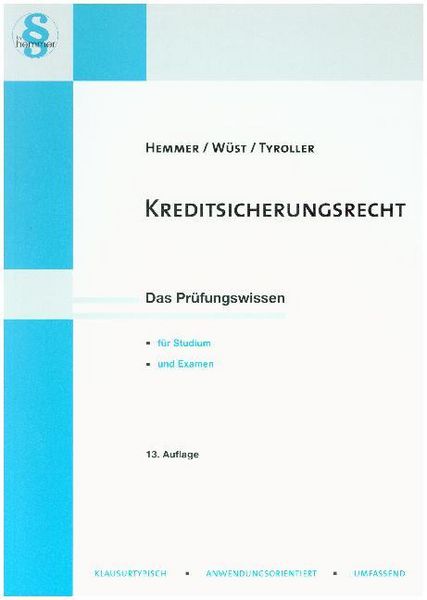 Produktbild: Kreditsicherungsrecht