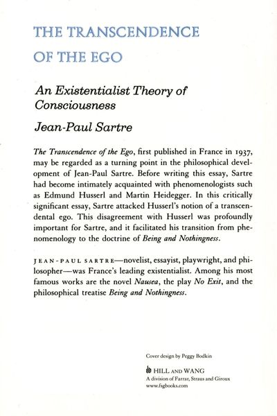 Produktbild: The Transcendence of the Ego