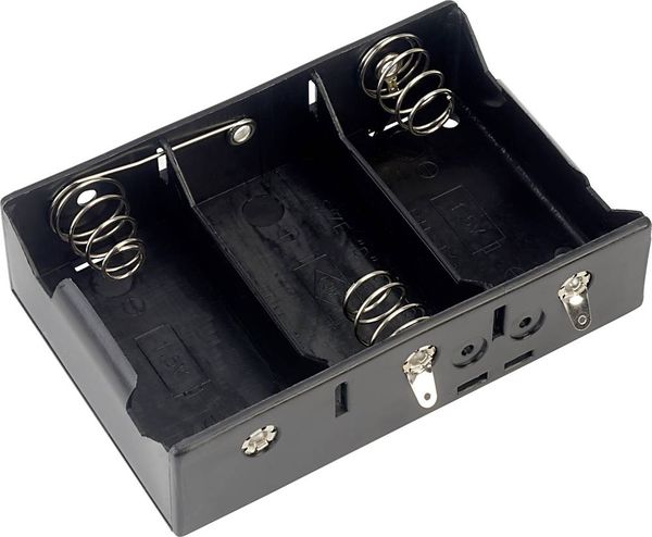 Produktbild: TRU COMPONENTS BH-131D Batteriehalter 3x Mono (D) L&ouml;tanschluss