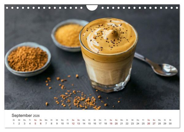 Produktbild: Genussmomente Kaffee (Wandkalender 2026 DIN A4 quer), CALVENDO Monatskalender