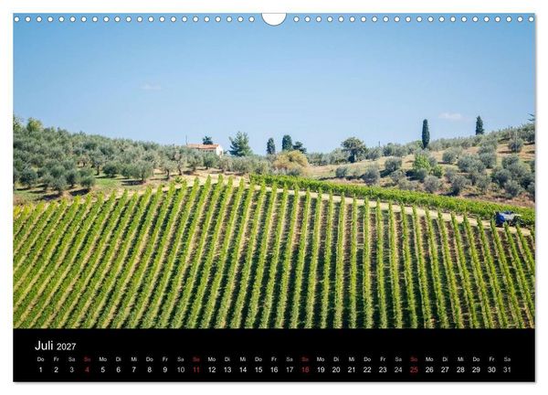 Produktbild: Toskana Landschaften (Wandkalender 2027 DIN A3 quer), CALVENDO Monatskalender