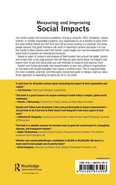 Produktbild: Measuring and Improving Social Impacts
