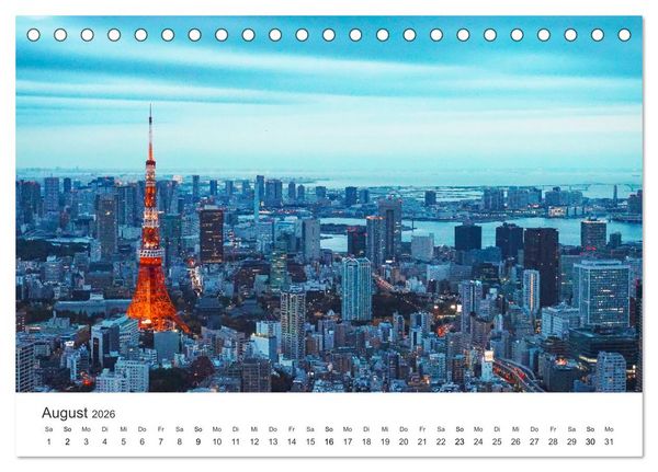 Produktbild: Japan - Land der Kontraste (Tischkalender 2026 DIN A5 quer), CALVENDO Monatskalender