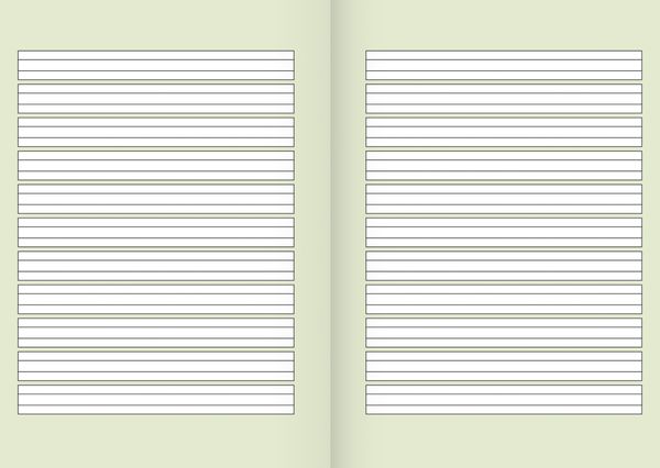 Produktbild: Schulheft | A5, Lineatur 1, 16 Blatt, mehrfarbig