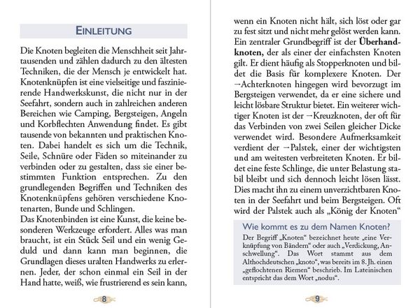 Produktbild: Das kleine Buch der Knoten, Schlaufen und Schlingen