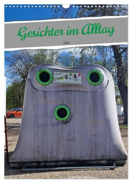 Produktbild: Gesichter im Alltag (Wandkalender 2026 DIN A3 hoch), CALVENDO Monatskalender