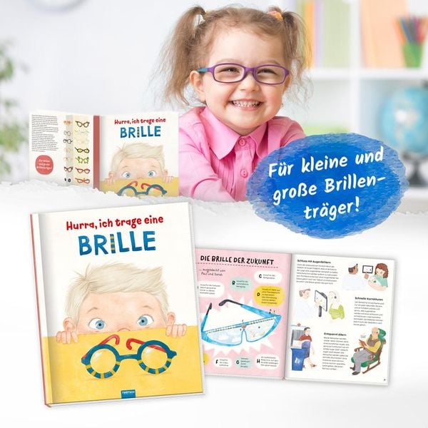 Produktbild: Tr&ouml;tsch Kinderbuch Hurra, ich trage eine Brille