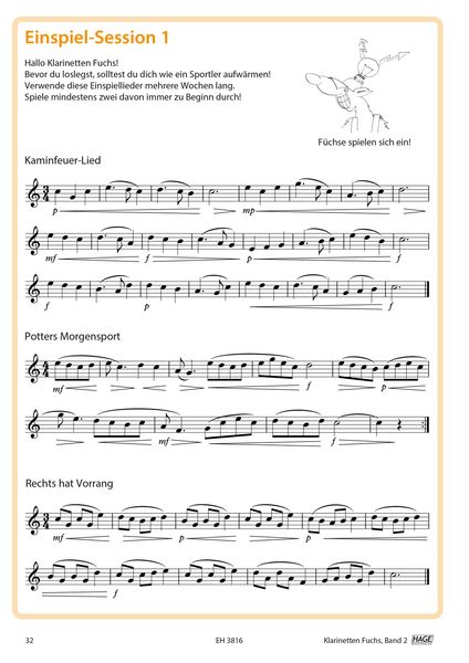 Produktbild: Klarinetten Fuchs Band 2 (mit CD)