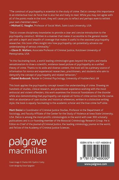 Produktbild: Psychopathy as Unified Theory of Crime