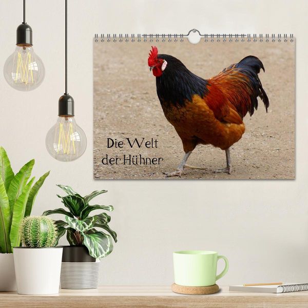 Produktbild: Die Welt der H&uuml;hner (Wandkalender 2026 DIN A4 quer), CALVENDO Monatskalender