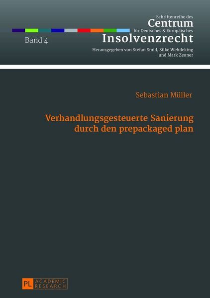 Produktbild: Verhandlungsgesteuerte Sanierung durch den prepackaged plan