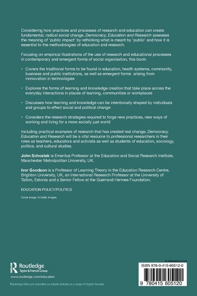 Produktbild: Democracy, Education and Research