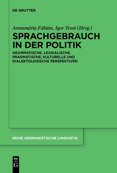 Produktbild: Sprachgebrauch in der Politik