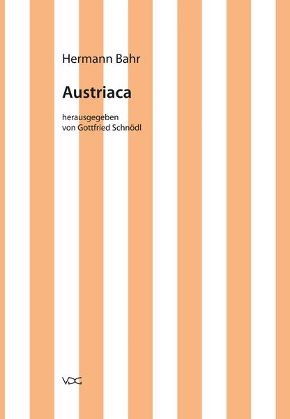 Produktbild: Hermann Bahr / Austriaca