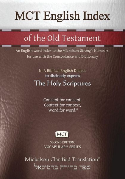 Produktbild: MCT English Index of the Old Testament, Mickelson Clarified