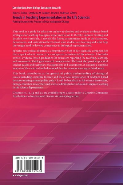 Produktbild: Trends in Teaching Experimentation in the Life Sciences