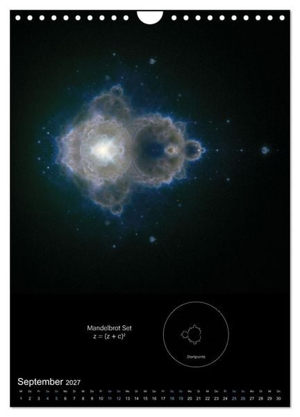 Produktbild: Buddhabrot fractal art (Wandkalender 2027 DIN A4 hoch), CALVENDO Monatskalender