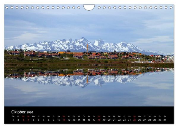 Produktbild: S&uuml;dpatagonien &ndash; das "Ende" der Welt (Wandkalender 2026 DIN A4 quer), CALVENDO Monatskalender