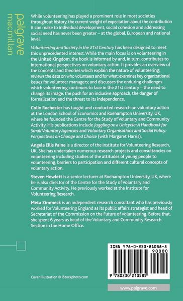 Produktbild: Volunteering and Society in the 21st Century
