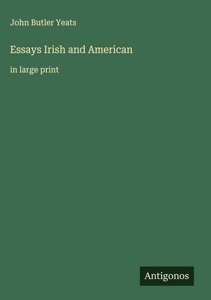 Produktbild: Essays Irish and American