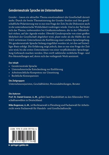 Produktbild: Genderneutrale Sprache im Unternehmen