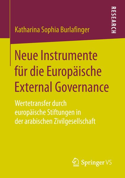 Produktbild: Neue Instrumente f&uuml;r die Europ&auml;ische External Governance