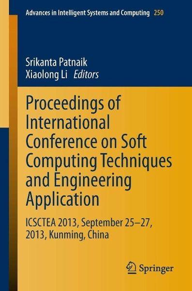 Produktbild: Proceedings of International Conference on Soft Computing Techniques and Engineering Application
