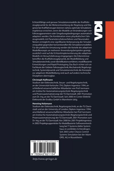 Produktbild: Adaptive Modelle f&uuml;r die Kraftfahrzeugdynamik