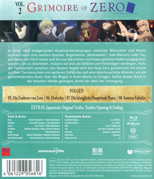Produktbild: Grimoire of Zero Vol. 2