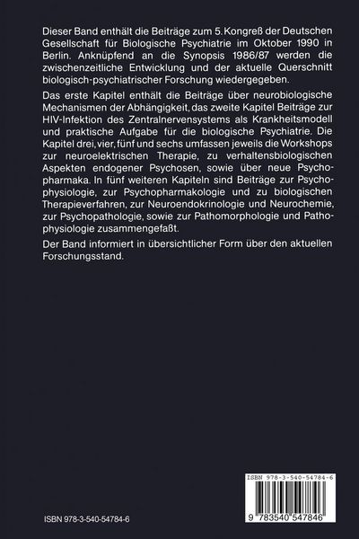 Produktbild: Biologische Psychiatrie