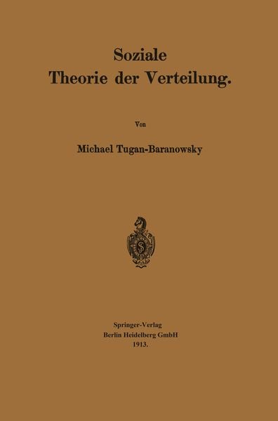Produktbild: Soziale Theorie der Verteilung
