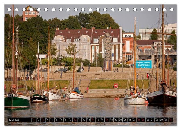 Produktbild: Landeshauptstadt Kiel (Tischkalender 2026 DIN A5 quer), CALVENDO Monatskalender