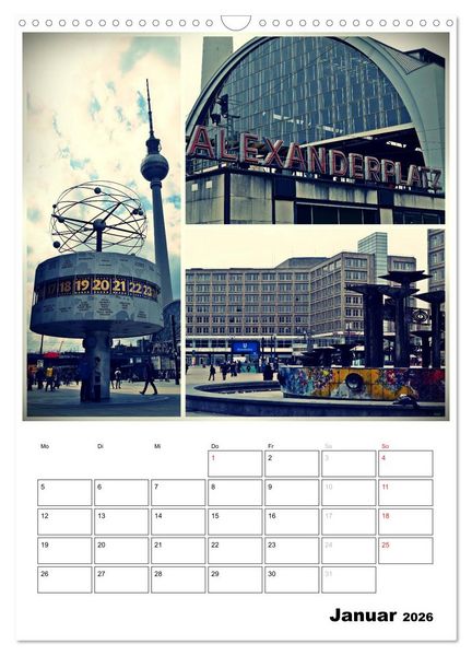 Produktbild: BERLIN / Planer (Wandkalender 2026 DIN A3 hoch), CALVENDO Monatskalender