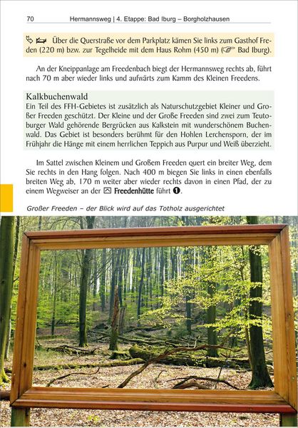 Produktbild: Hermannsweg - Eggeweg &Uuml;ber die Hermannsh&ouml;hen durch Teutoburger Wald und Eggegebirge