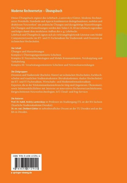 Produktbild: Moderne Rechnernetze &ndash; &Uuml;bungsbuch