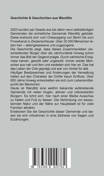 Produktbild: Geschichte & Geschichten aus Wandlitz