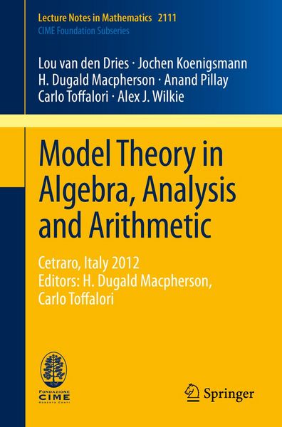 Produktbild: Model Theory in Algebra, Analysis and Arithmetic