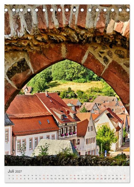 Produktbild: Lindenfels im Odenwald (Tischkalender 2027 DIN A5 hoch), CALVENDO Monatskalender
