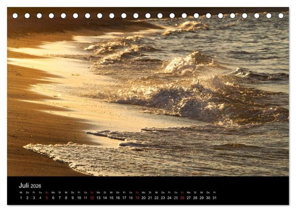 Produktbild: Sehnsucht nach Meer (Tischkalender 2026 DIN A5 quer), CALVENDO Monatskalender