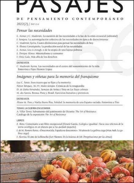 Produktbild: Pensar las necesidades ; Im&aacute;genes y vi&ntilde;etas para la memoria del franquismo