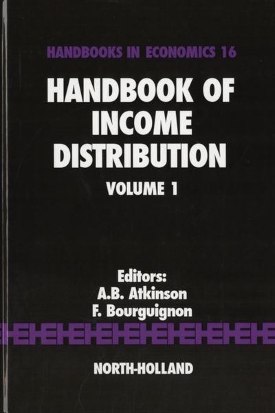 Produktbild: Handbook of Income Distribution