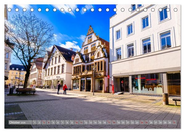 Produktbild: Ein Blick auf Detmold (Tischkalender 2026 DIN A5 quer), CALVENDO Monatskalender