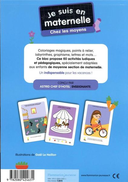 Produktbild: Je suis en maternelle - Super bloc des vacances - Chez les moyens
