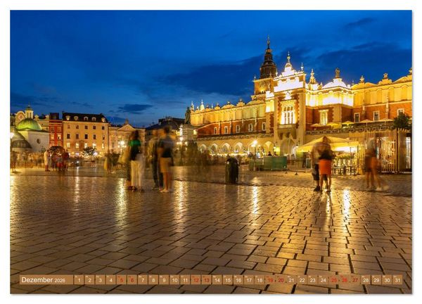 Produktbild: Krakau. Ein Spaziergang durch Polens kulturelles Herz (Wandkalender 2026 DIN A3 quer), CALVENDO Monatskalender