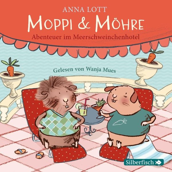 Moppi und Möhre - Abenteuer im Meerschweinchenhotel - Anna Lott, CD, 9783867423311