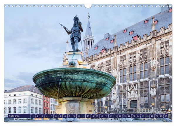 Produktbild: AIX-LA-CHAPELLE Ville imp&eacute;riale (Calendrier mural 2026 DIN A3 vertical), CALVENDO calendrier mensuel