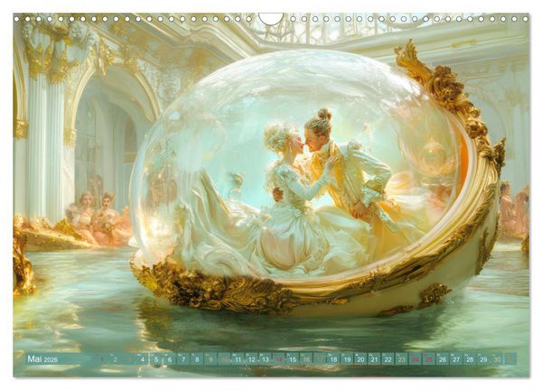 Produktbild: Opulente Unterwasserromanzen (Wandkalender 2026 DIN A3 quer), CALVENDO Monatskalender