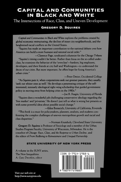 Produktbild: Capital and Communities in Black and White