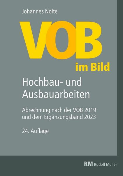 Produktbild: VOB im Bild - Hochbau- und Ausbauarbeiten - E-Book (PDF)