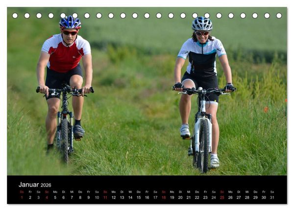 Produktbild: BIKE and FUN (Tischkalender 2026 DIN A5 quer), CALVENDO Monatskalender